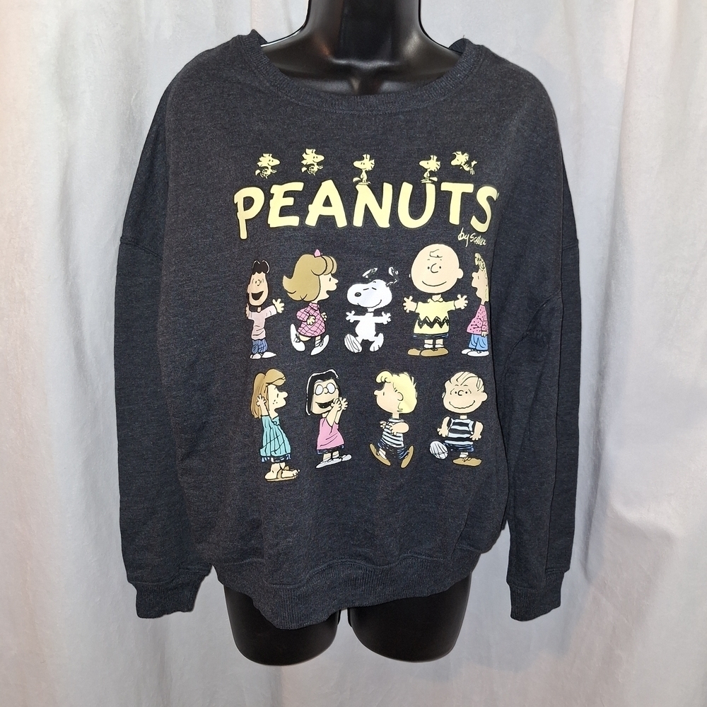 Peanuts Charcoal Sweatshirt